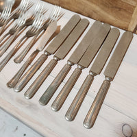 Vintage Silverplate Flatware Set