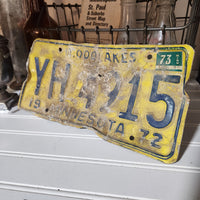 Vintage License Plate