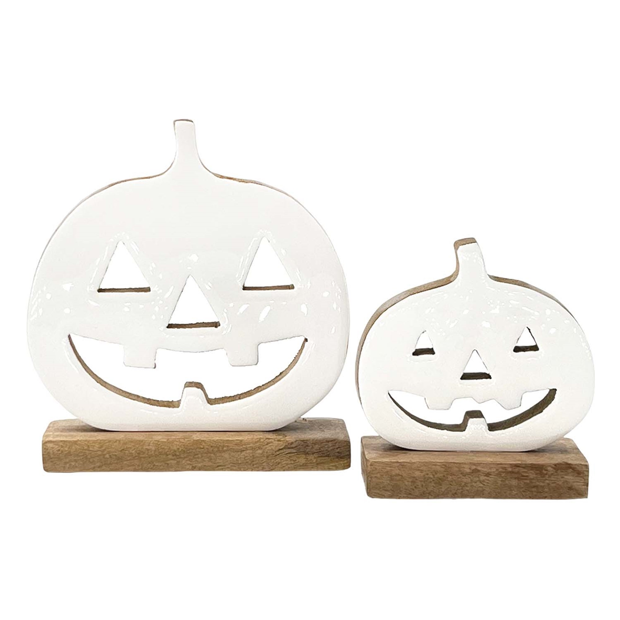 Enamel Jack-O-Lantern Stand