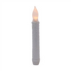 White Frosty LED Taper Candle