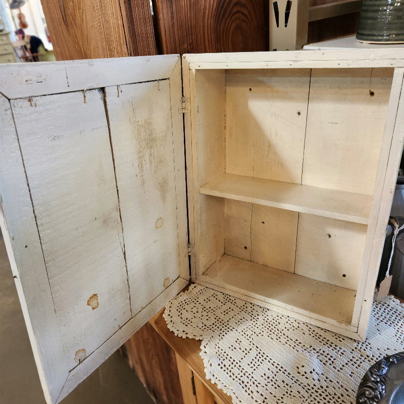 White Vintage Medicine Cabinet