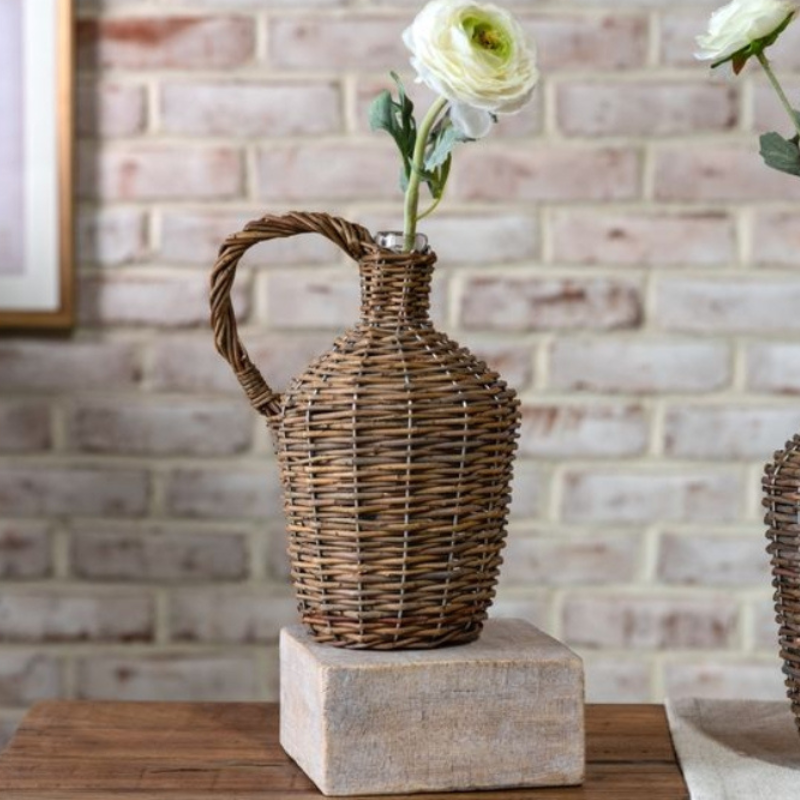 Willow Wrapped Bottle