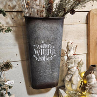 Winter Wishes Wall Bucket