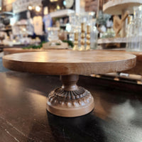 Wood & Metal Pedestal Riser