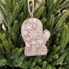 Wood Mitten Ornament