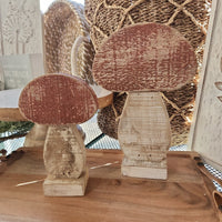 Wood Mushroom Stand