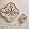 Wood Snowflake Plaque