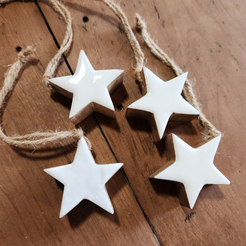 Wood Star Ornament