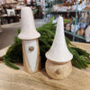 Wood & White Hat Gnomes