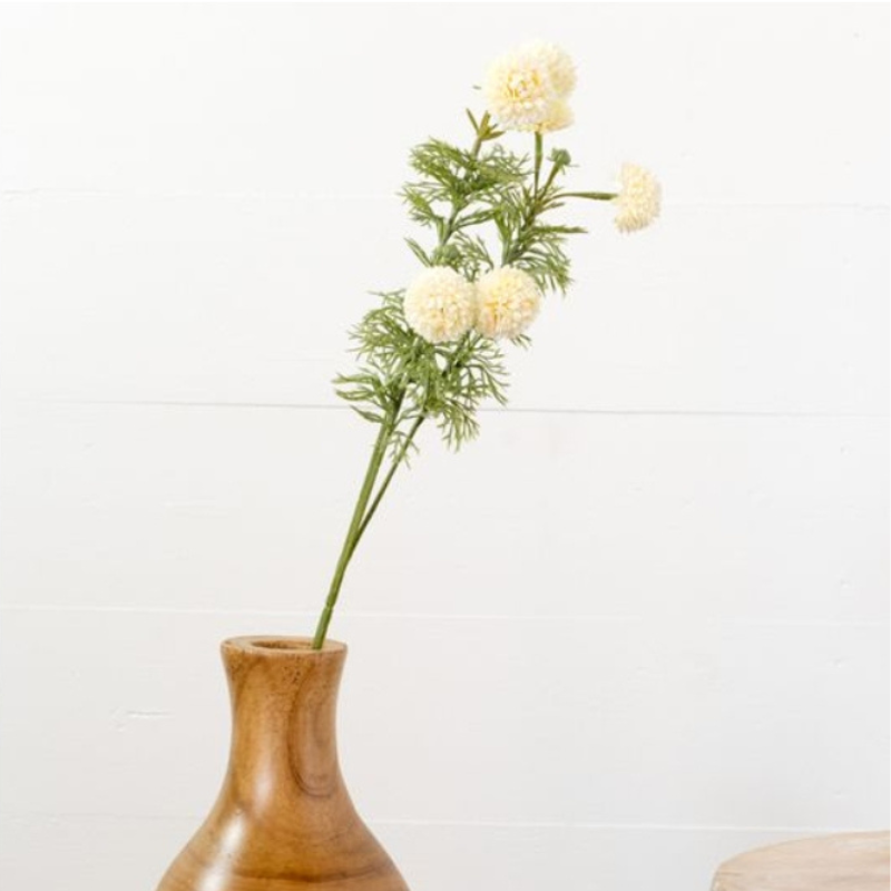 Ivory Mum Stem