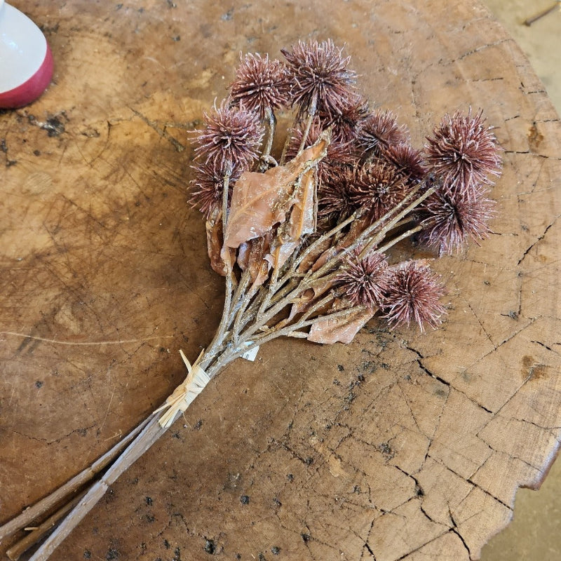 artificial earth flower - mocha