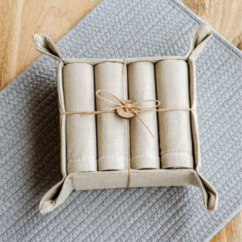 Beige Napkin Set