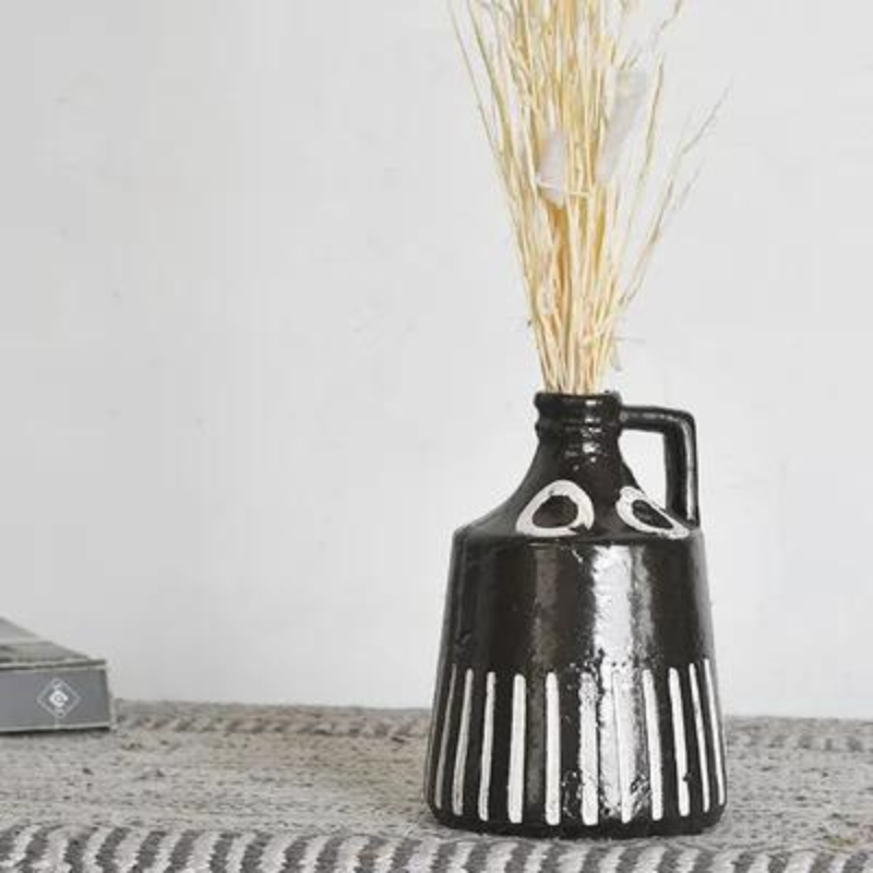 Black Jug Vase