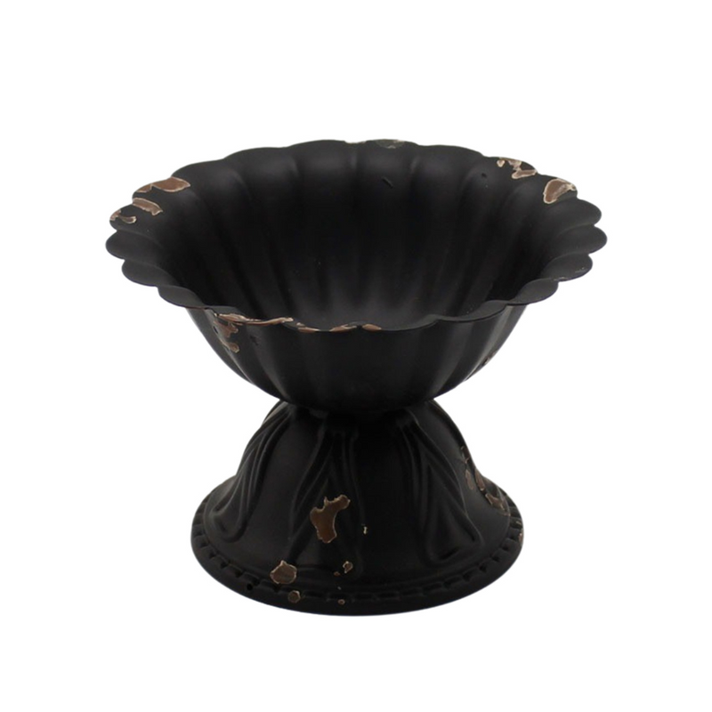 Black Fluted Edge Cup