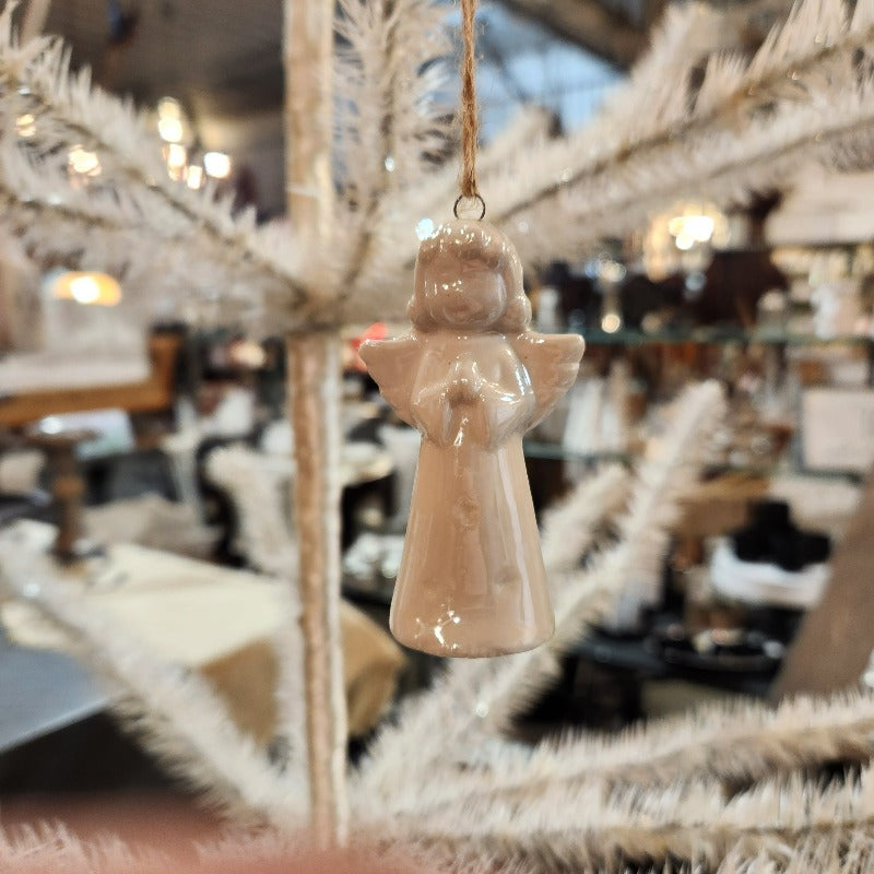 ceramic angel ornament