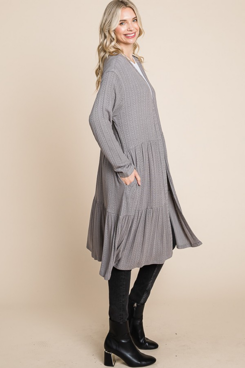 Tiered Duster Cardigan
