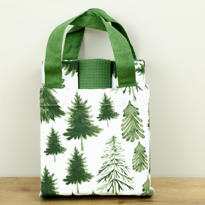Green Tree Towel Gift Set