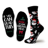 Read This Christmas Socks