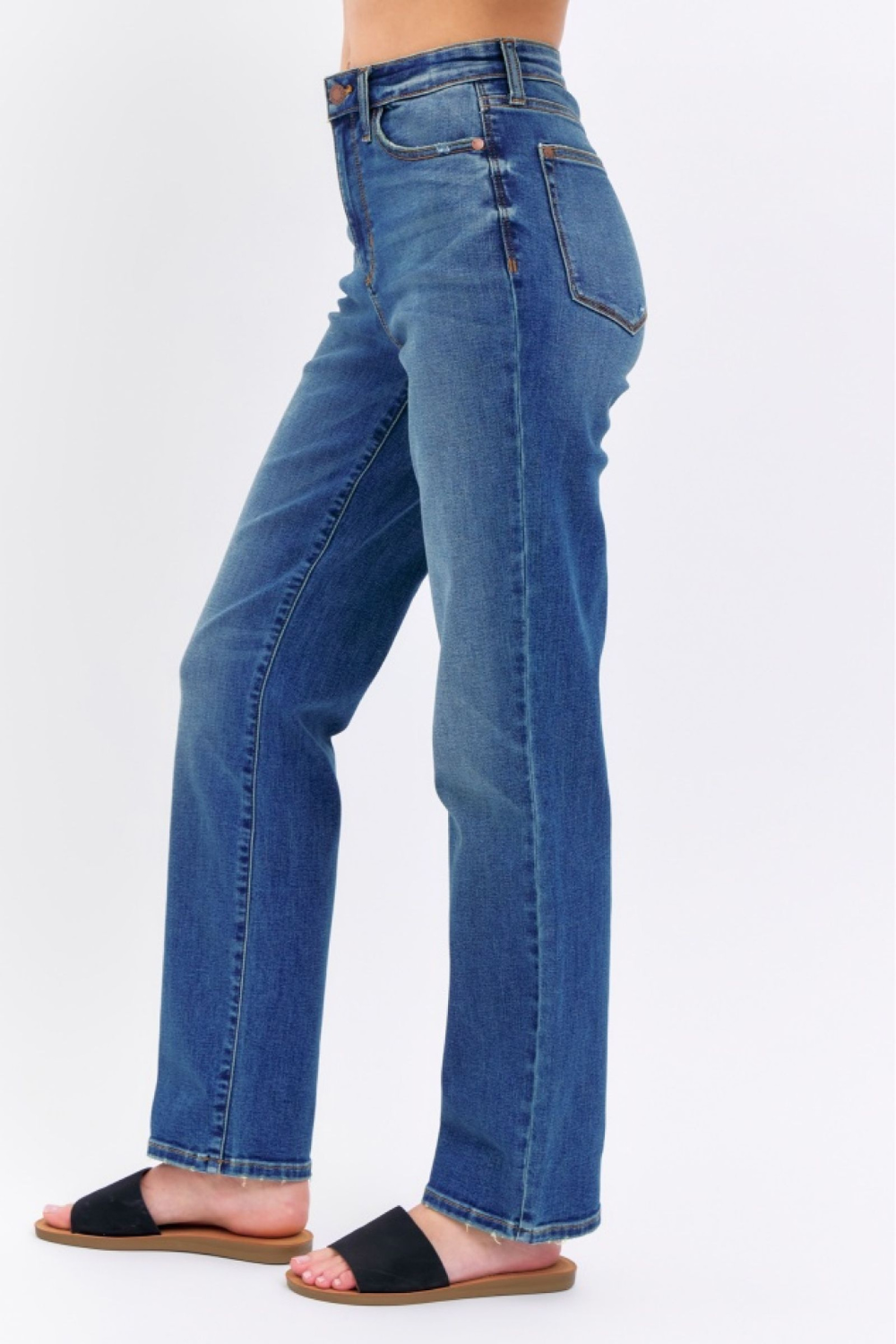 Judy Blue High Waist Straight Fit Jeans
