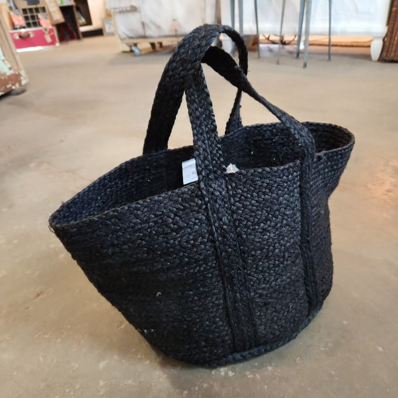 jute bag black