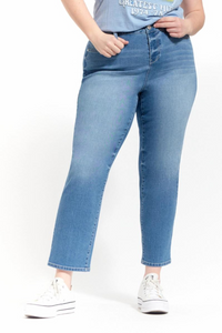 Kinsley High-Rise Straight Ankle Jean