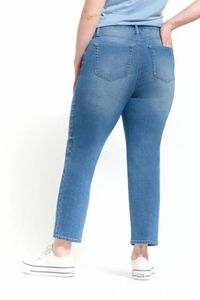 Kinsley High-Rise Straight Ankle Jean