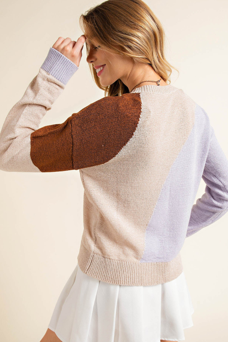 Lilac Brown Sweater