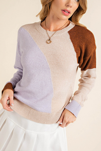 Lilac Brown Sweater