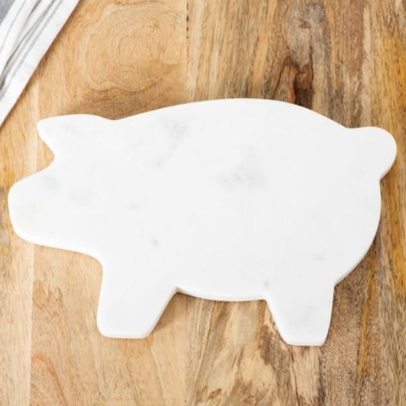 Marble Pig Serving Board