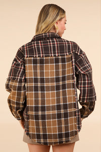 Mixed Plaid Shacket