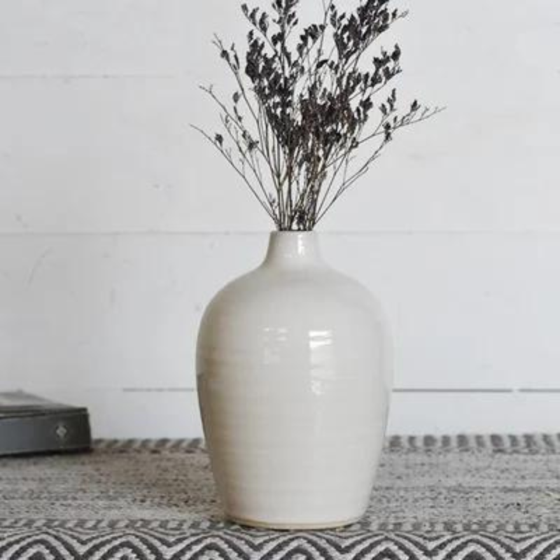 Modern White Vase