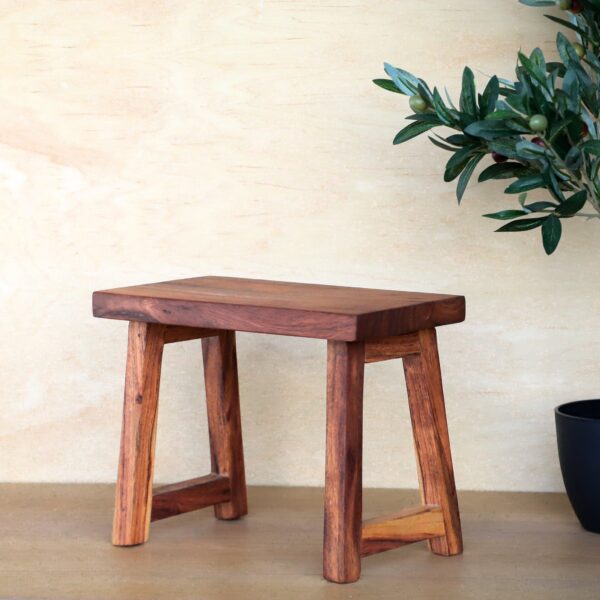 Natural Wood Stool