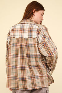 Plaid Mix Shirt