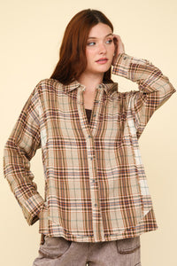 Plaid Mix Shirt