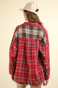 Plaid Mix Shirt