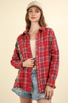 Plaid Mix Shirt