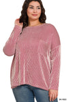 Ribbed Long Sleeve Top