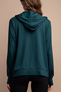 Quick Dry Athletic Hooded Jacket