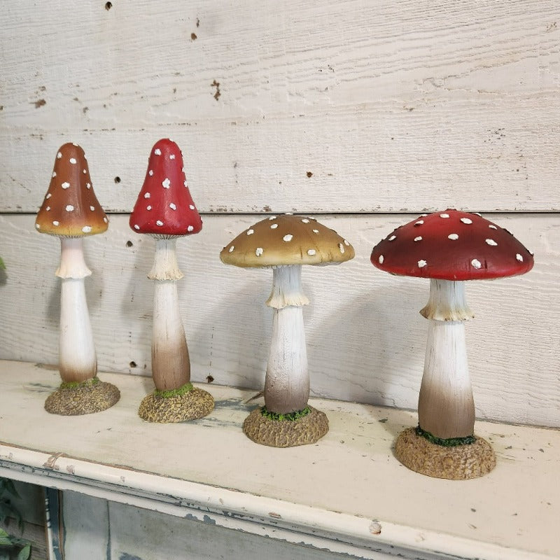 resin-mushroom-red-amber-tall-wide