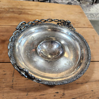 Antique Silver Bridal Basket