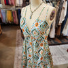 Deep V-Neck Mini Dress