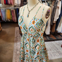 Deep V-Neck Mini Dress
