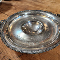 Antique Silver Bridal Basket