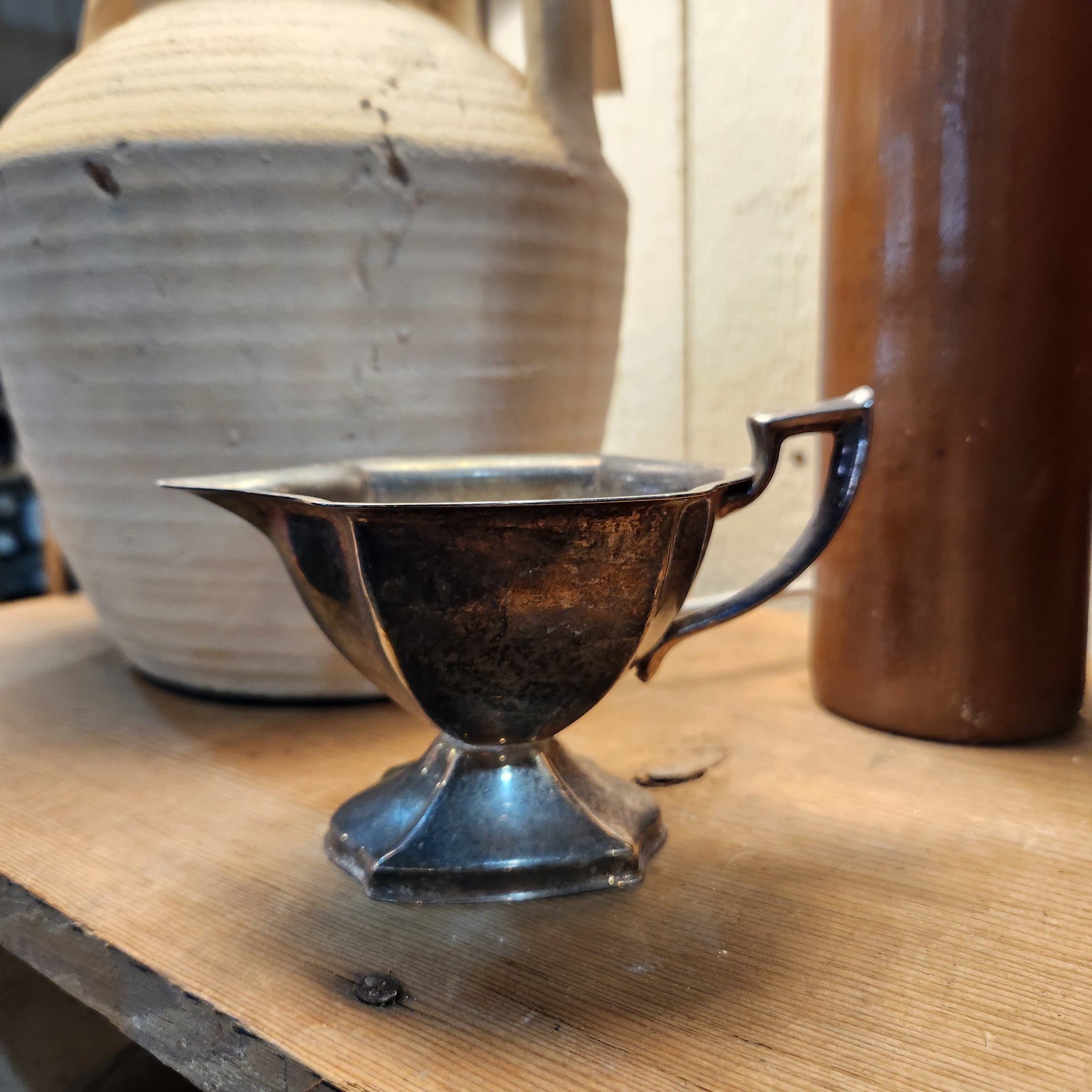 Vintage Silver Creamer