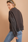 Fleece Half Zip Sweatshirt