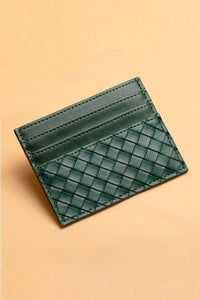 Small Slim Weave Wallet