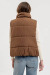 Solid Puffer Vest