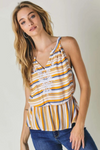 Stripe Sleeveless Top