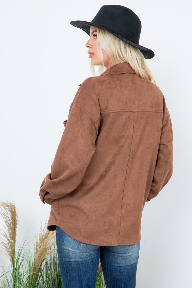 Suede Shacket