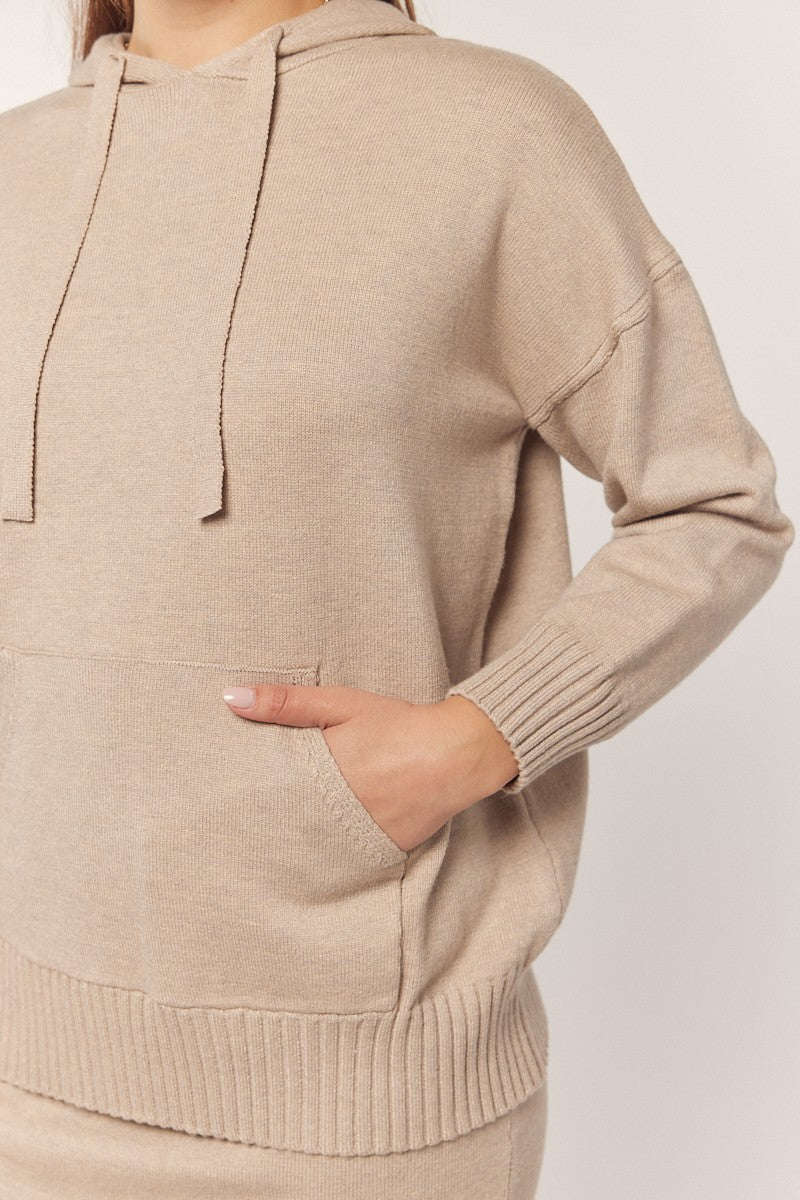 Taupe Sweater Hoodie